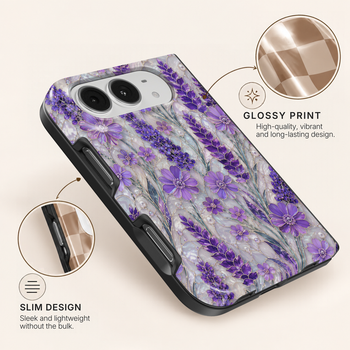 Lavender Whispers – iPhone Duo Case
