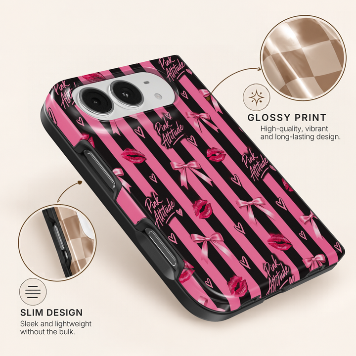 Pink Attitude – iPhone Duo Case