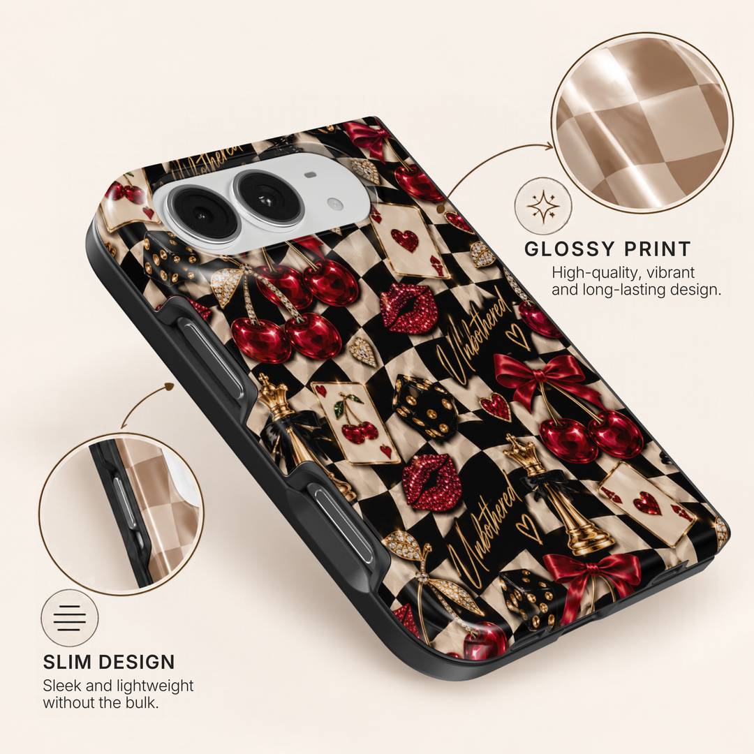 Cherry Checkmate – iPhone Duo Case