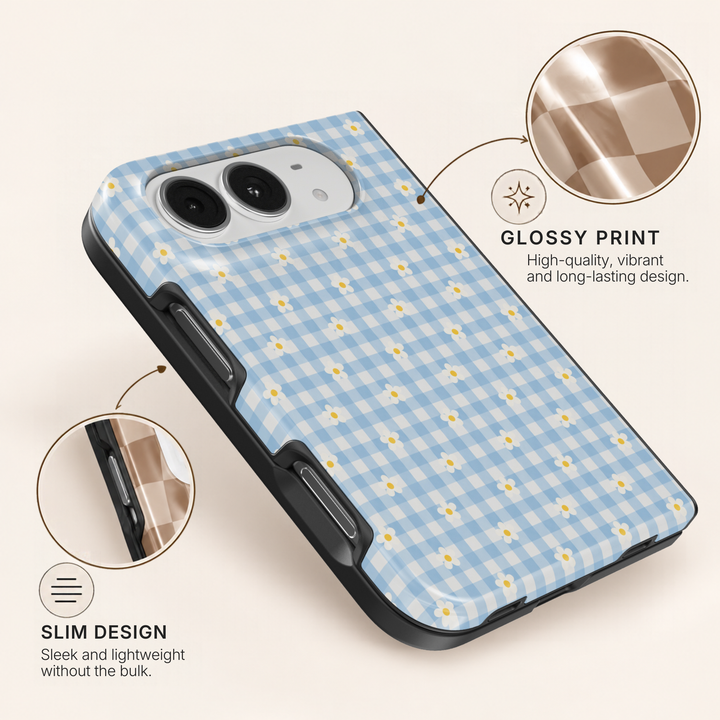 Daisy Gingham – iPhone Duo Case