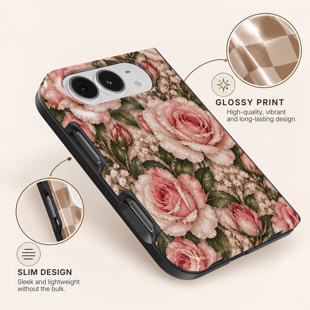 Blushing Rose – iPhone Duo Case