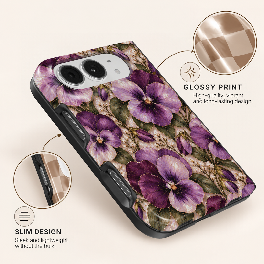 February Violet – iPhone Duo Case