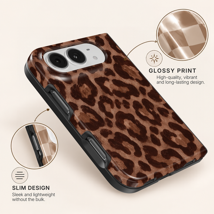 Mocha Leopard – iPhone Duo Case