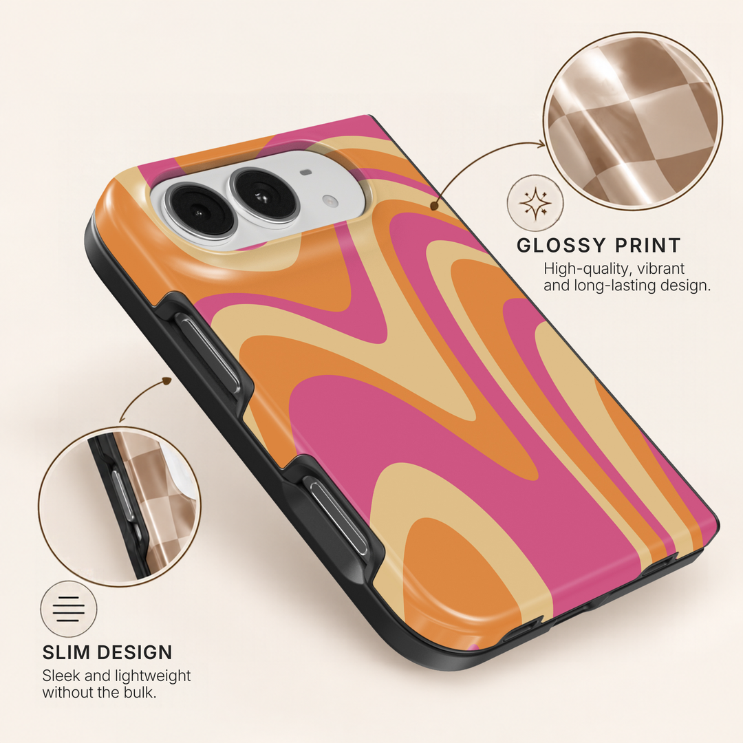 Sunset Swirl – iPhone Duo Case