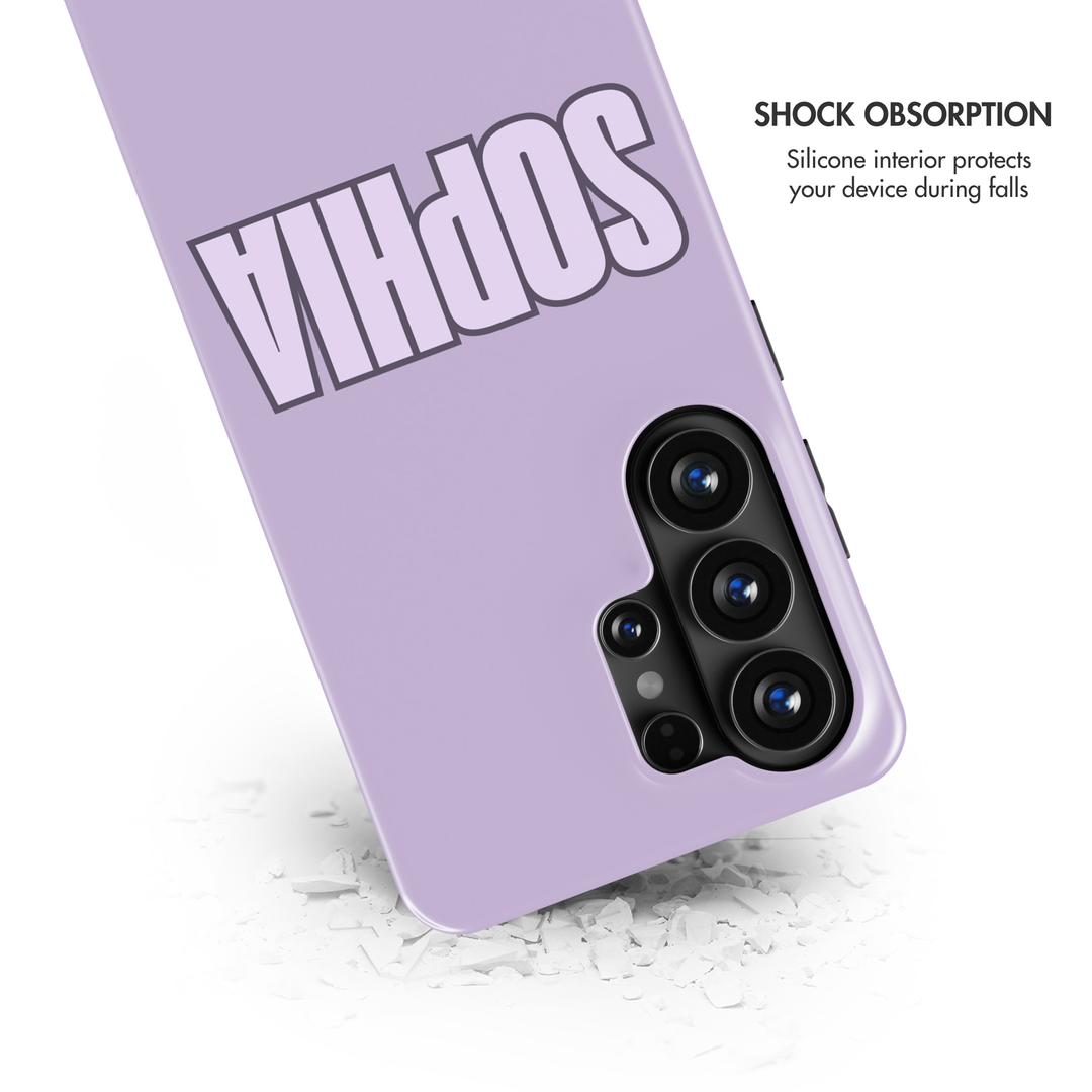 Varsity Custom Name Tough Galaxy Case