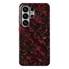 Burgundy Gilded Rose