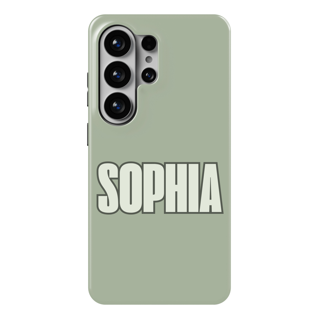 Varsity Custom Name Tough Galaxy Case