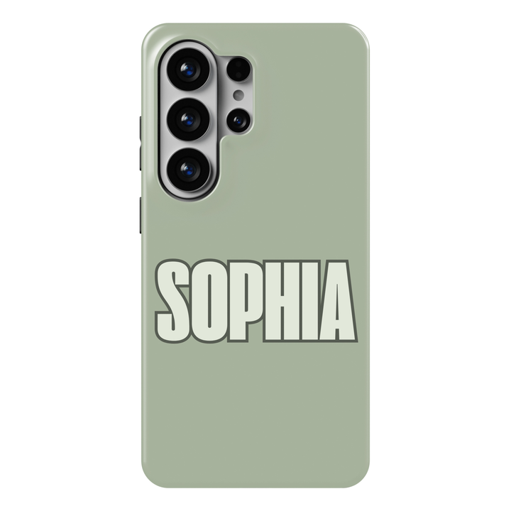 Varsity Custom Name Tough Galaxy Case