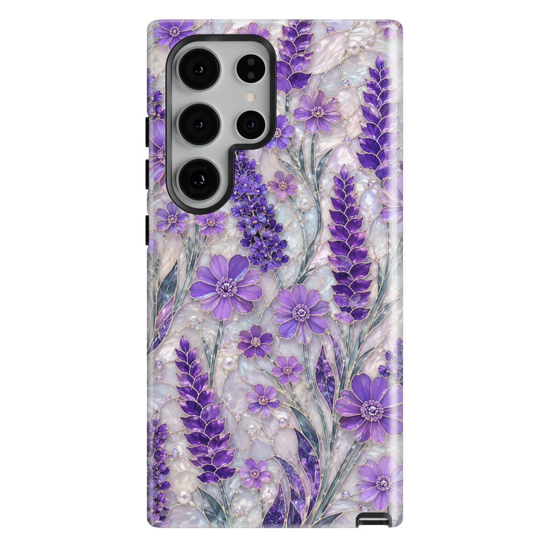 Lilac Blossom Luxe Galaxy bundle with matching MagCase and ring holder