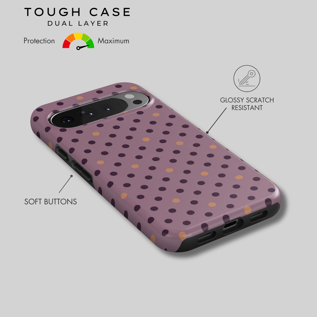 Mauve Confetti Dots