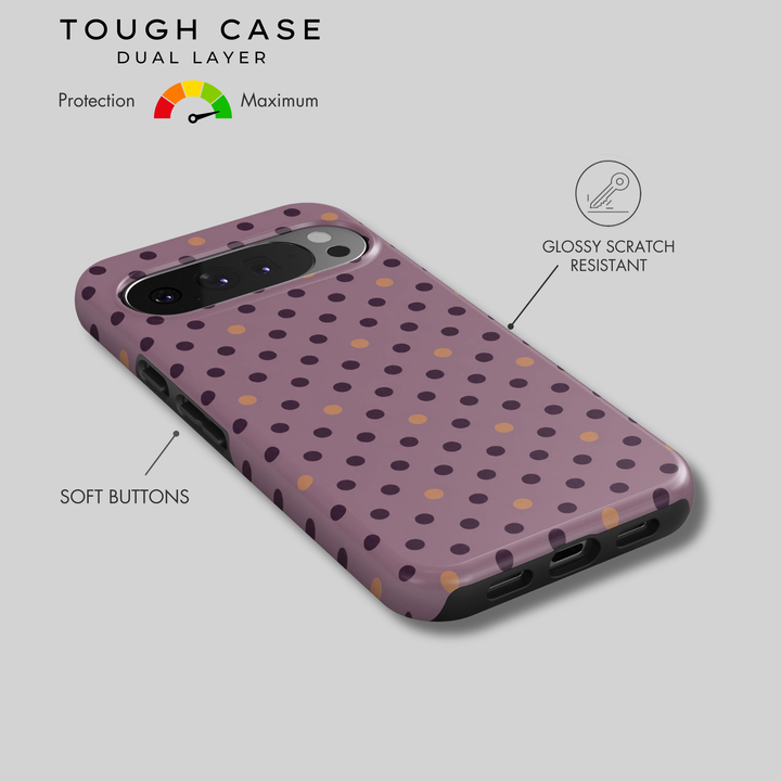Mauve Confetti Dots