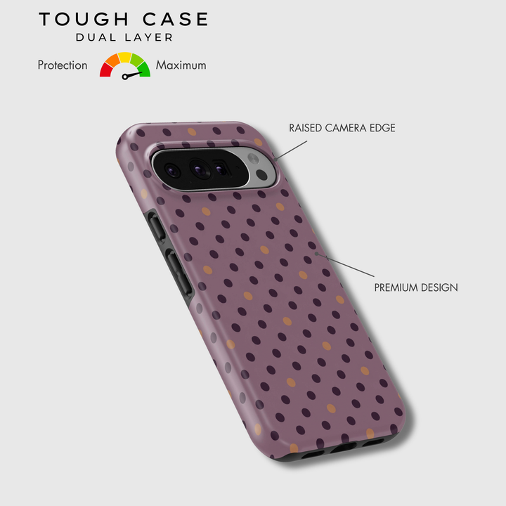 Mauve Confetti Dots