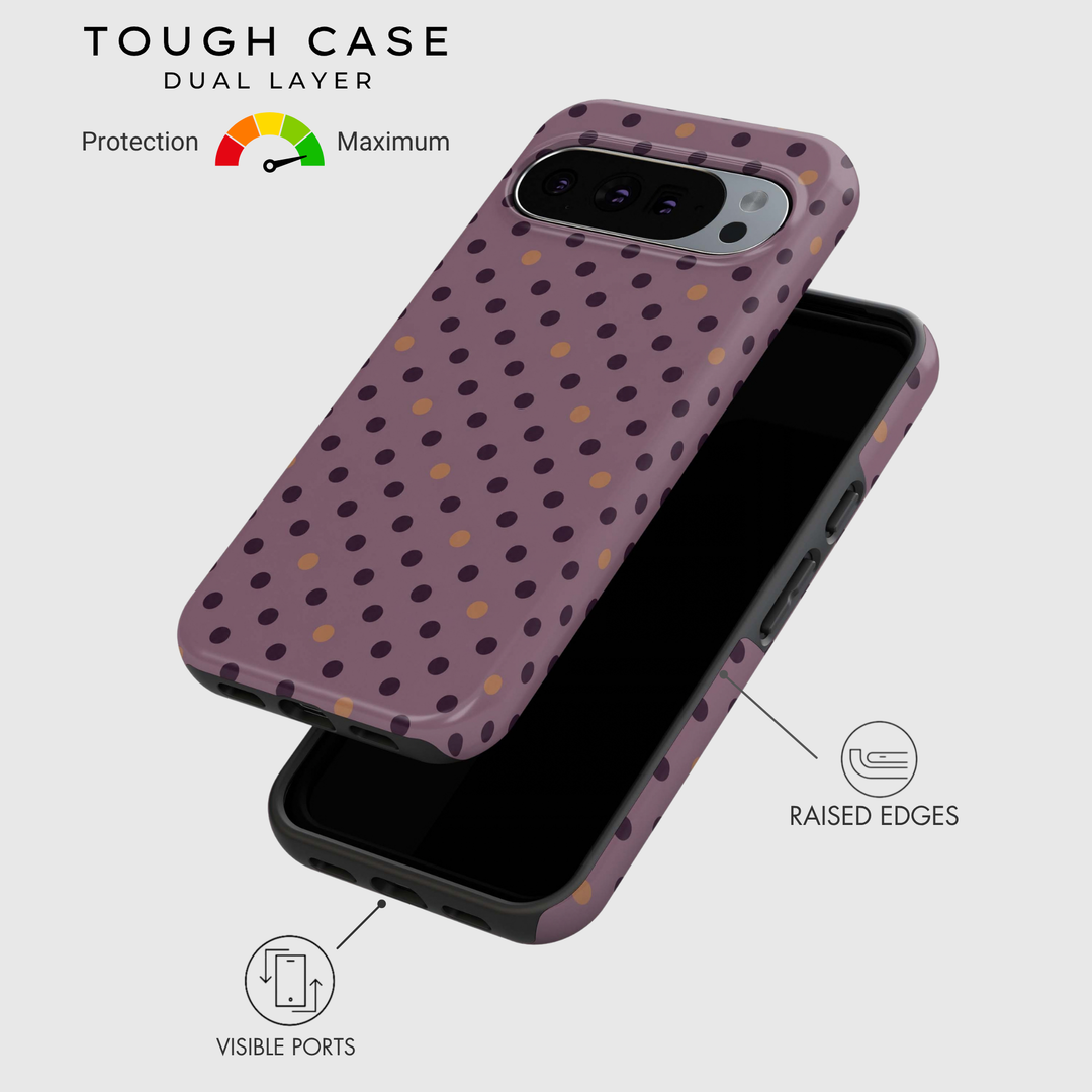 Mauve Confetti Dots