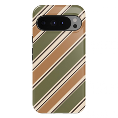 Olive Caramel Stripes