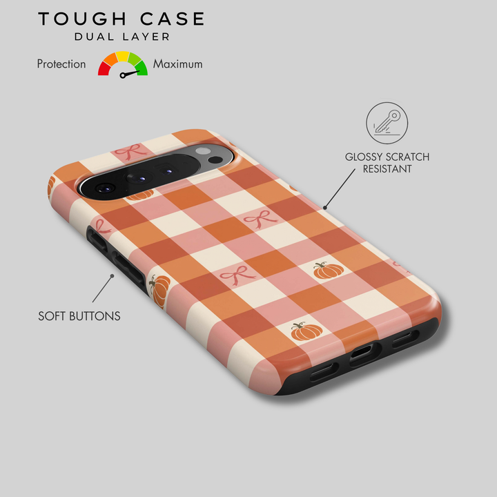 Pumpkin Spice Gingham