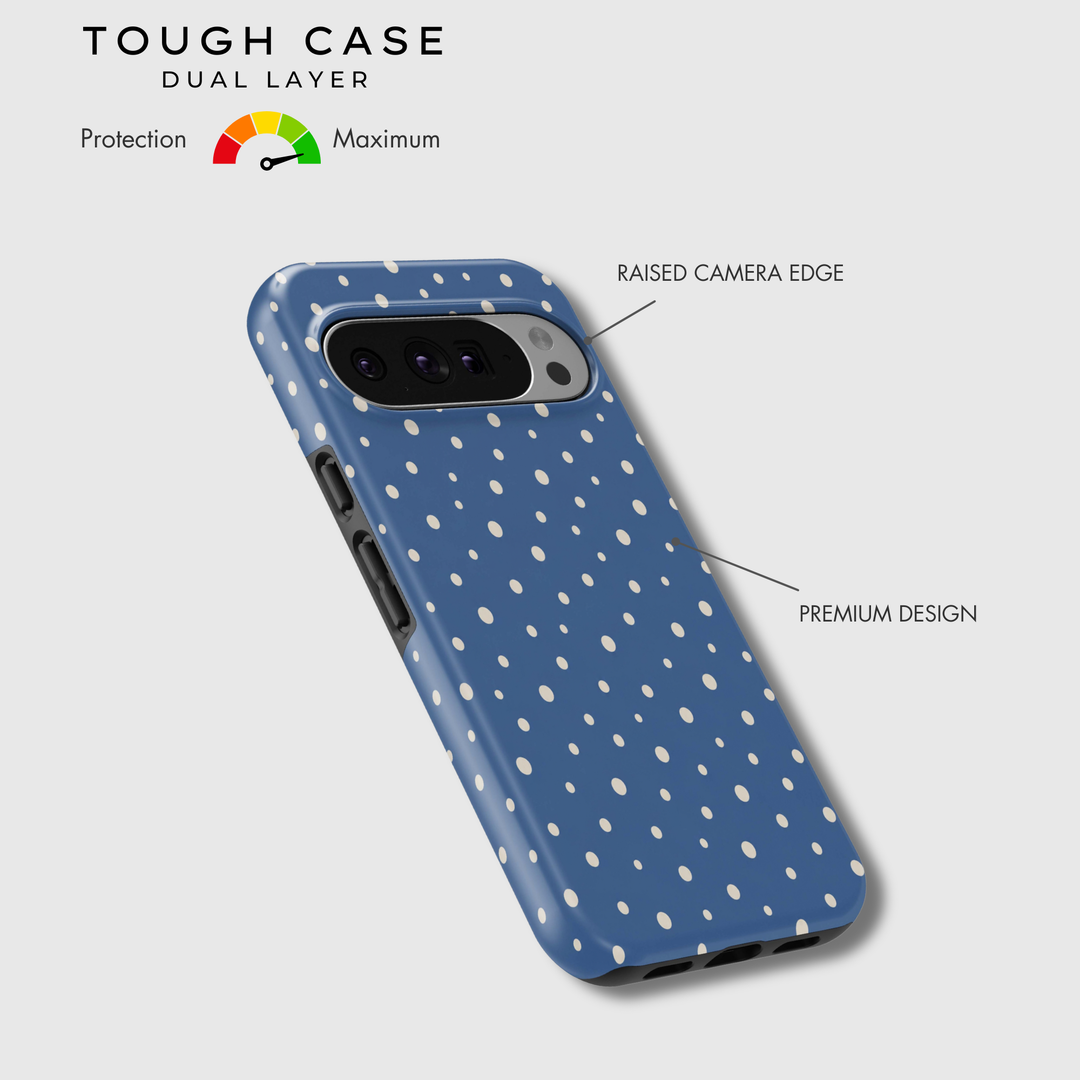 Coastal Blue Polka Dots