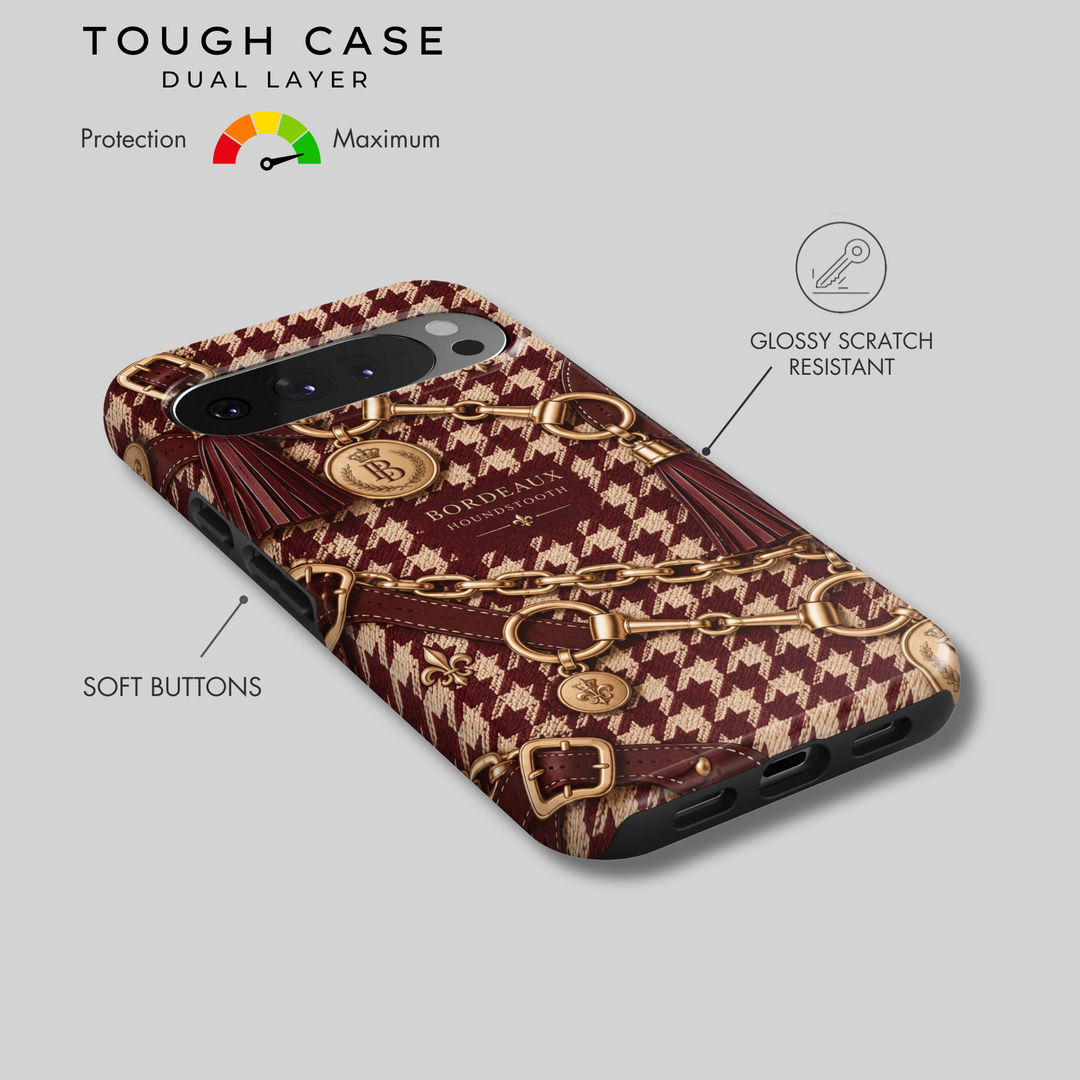 Bordeaux Houndstooth
