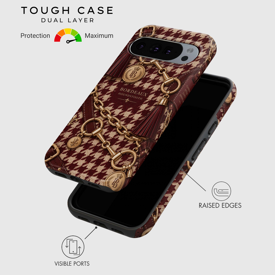 Bordeaux Houndstooth