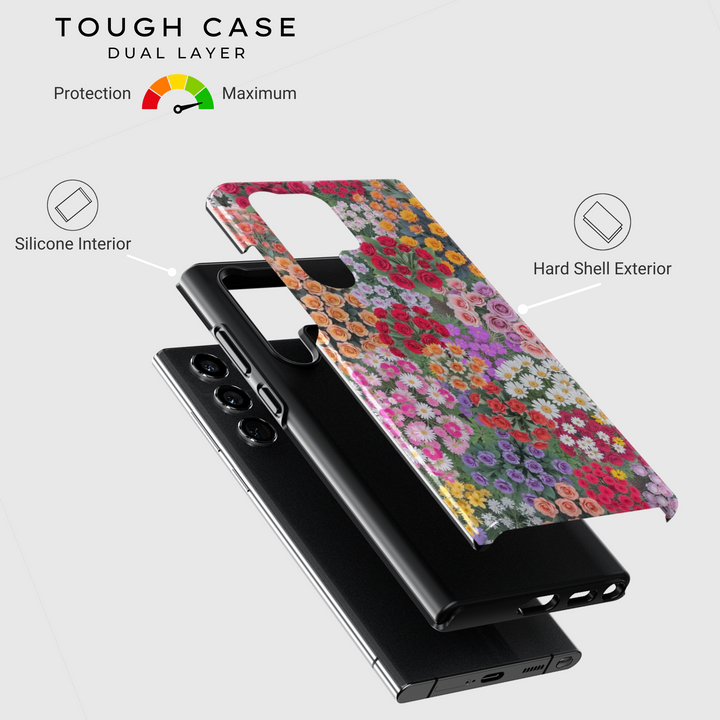 Samsung Galaxy Case Clear - Corazones de amor