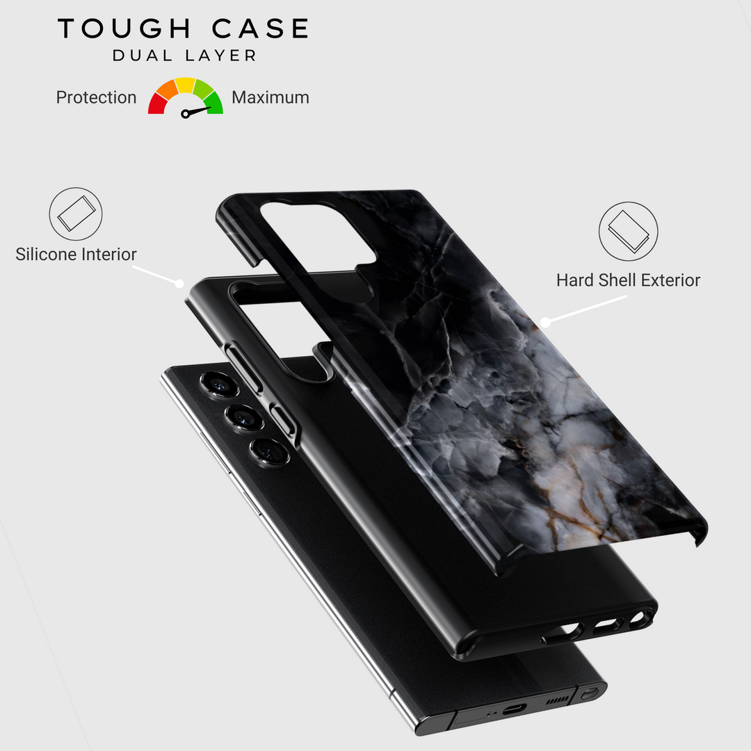 Samsung Galaxy Case Clear - Corazones de amor