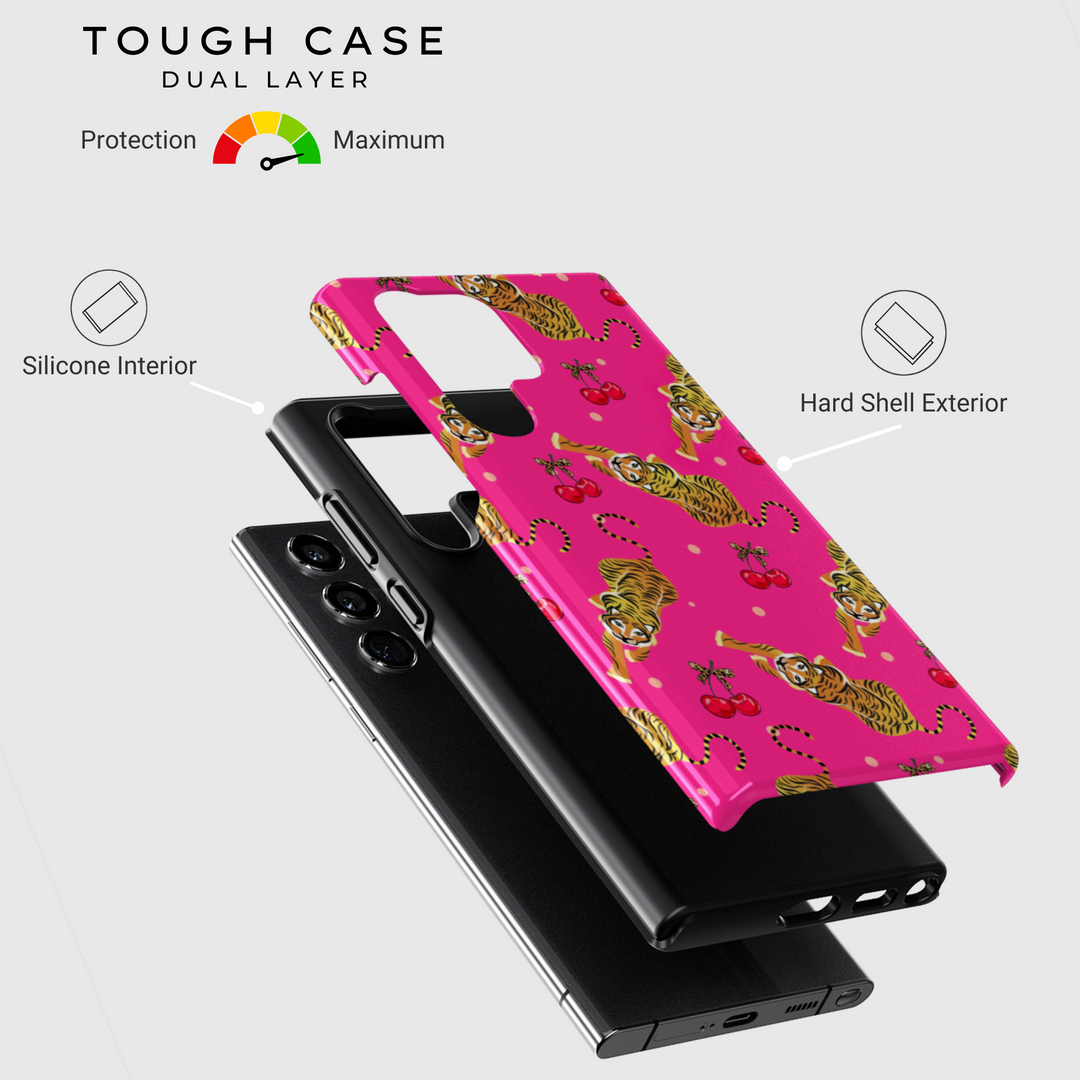 Samsung Galaxy Case Clear - Corazones de amor