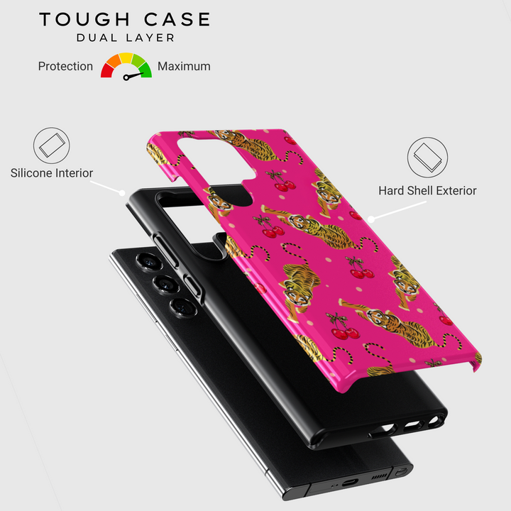 Samsung Galaxy Case Clear - Corazones de amor