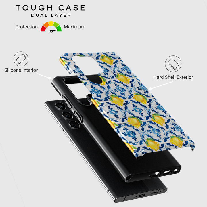 Samsung Galaxy Case Clear - Corazones de amor