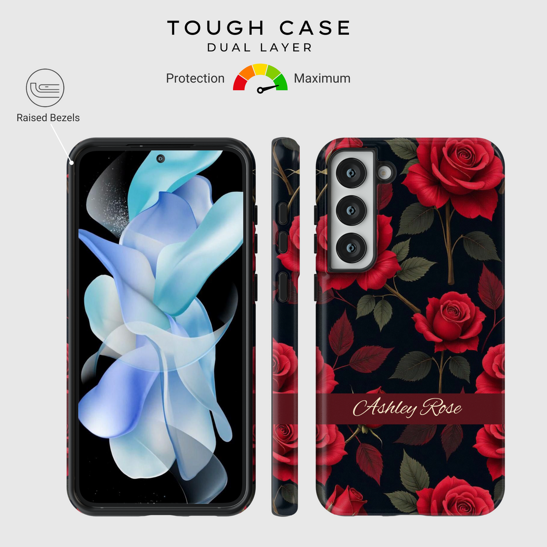 Samsung Galaxy Case Clear - Corazones de amor