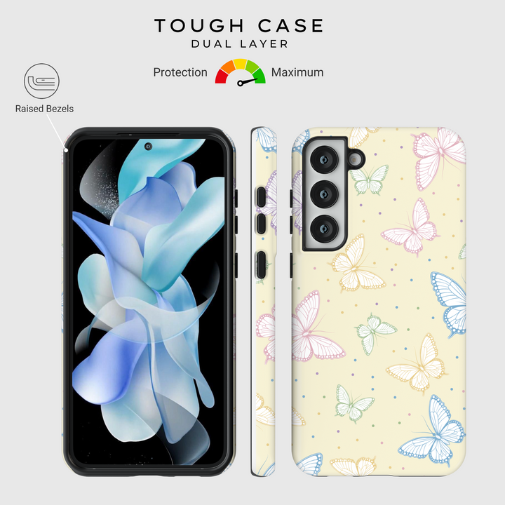 Samsung Galaxy Case Clear - Corazones de amor