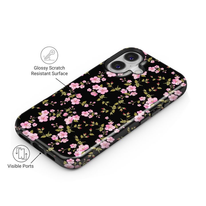 Floral Case, Floral iPhone 16 Case, Floral iPhone 15 Cover, Floral Tough iPhone Case, Cute Slim Floral Phone Case for Women, Preppy Floral iPhone Case, Trendy iPhone 16 Floral Case, Protective Floral iPhone Case, Slim Preppy iPhone 16 Floral Cover, Trendy Floral Phone Case for Women.pink seamless floral