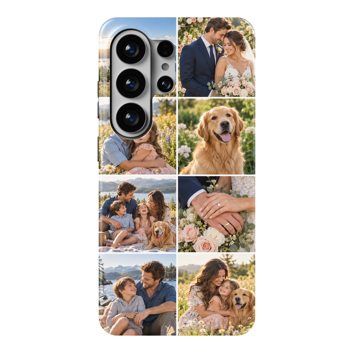Custom Collage Galaxy Case Samsung Galaxy custom photo collage case — hero view