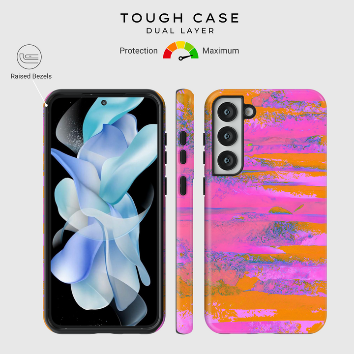 Samsung Galaxy Case Clear - Corazones de amor