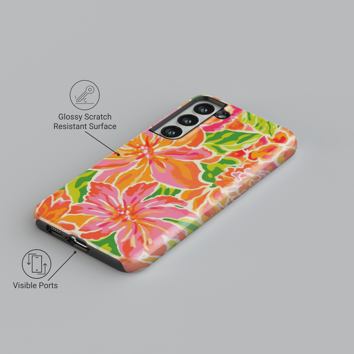 Samsung Galaxy Case Clear - Corazones de amor