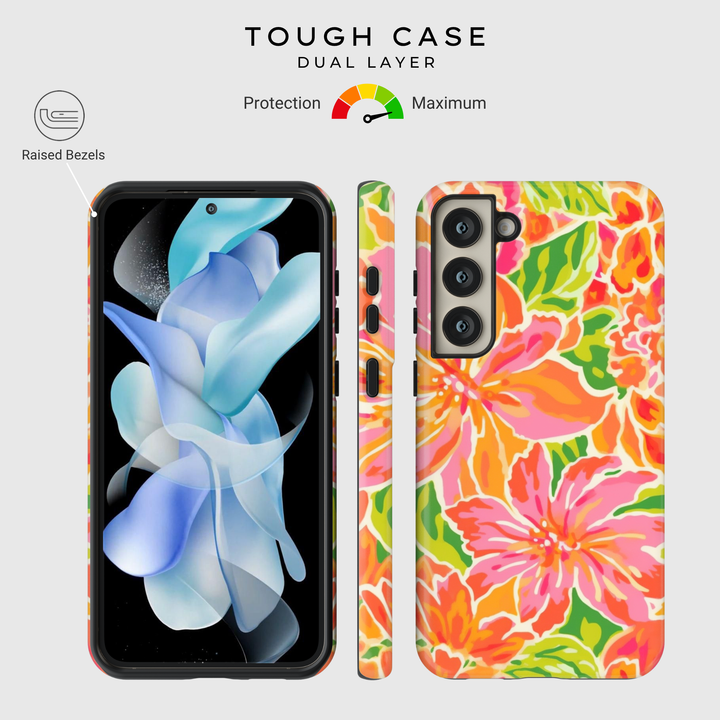 Samsung Galaxy Case Clear - Corazones de amor