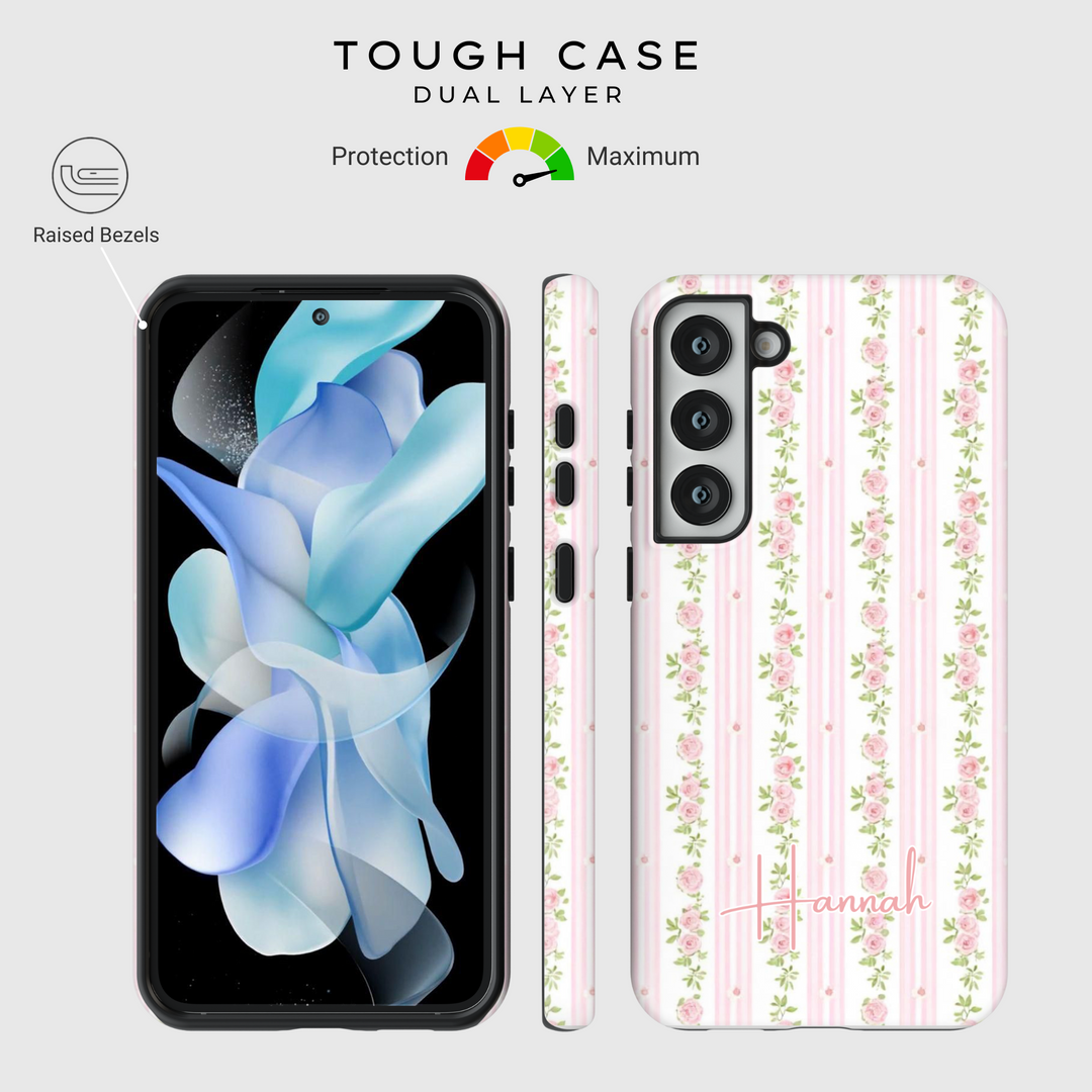 Samsung Galaxy Case Clear - Corazones de amor