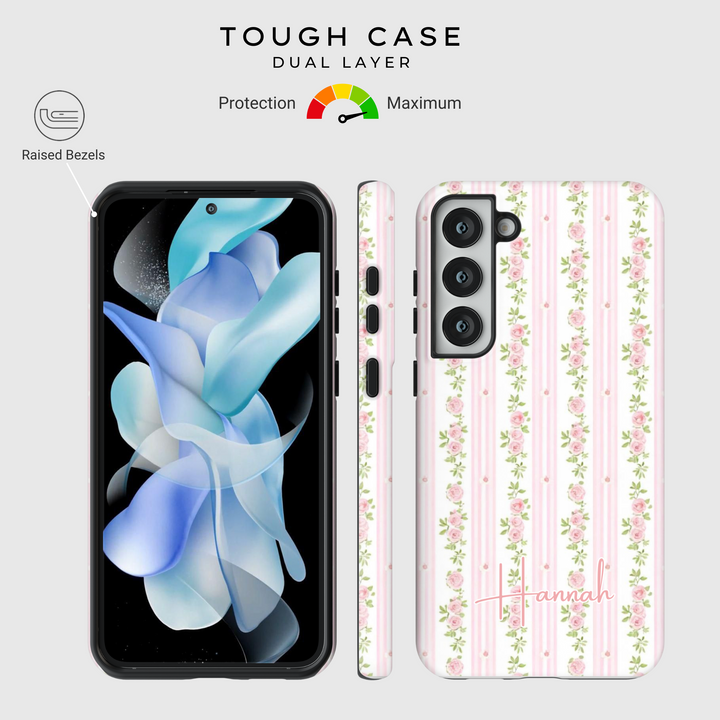 Samsung Galaxy Case Clear - Corazones de amor