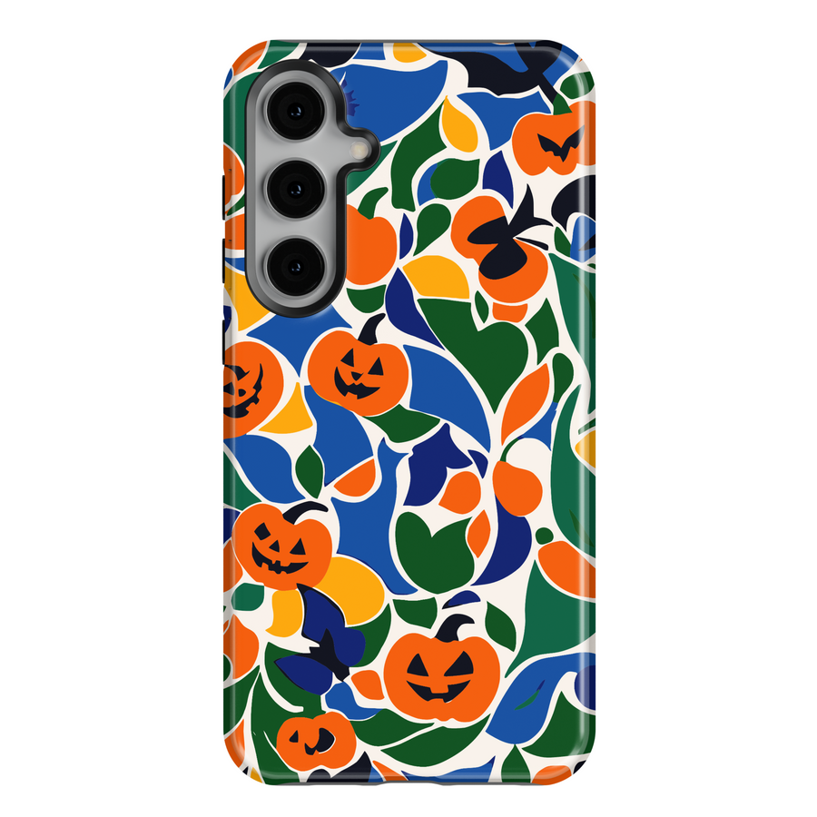 Colorful Abstract Pumpkin Samsung Galaxy Case – Fits S24, S25 Ultra, S23
