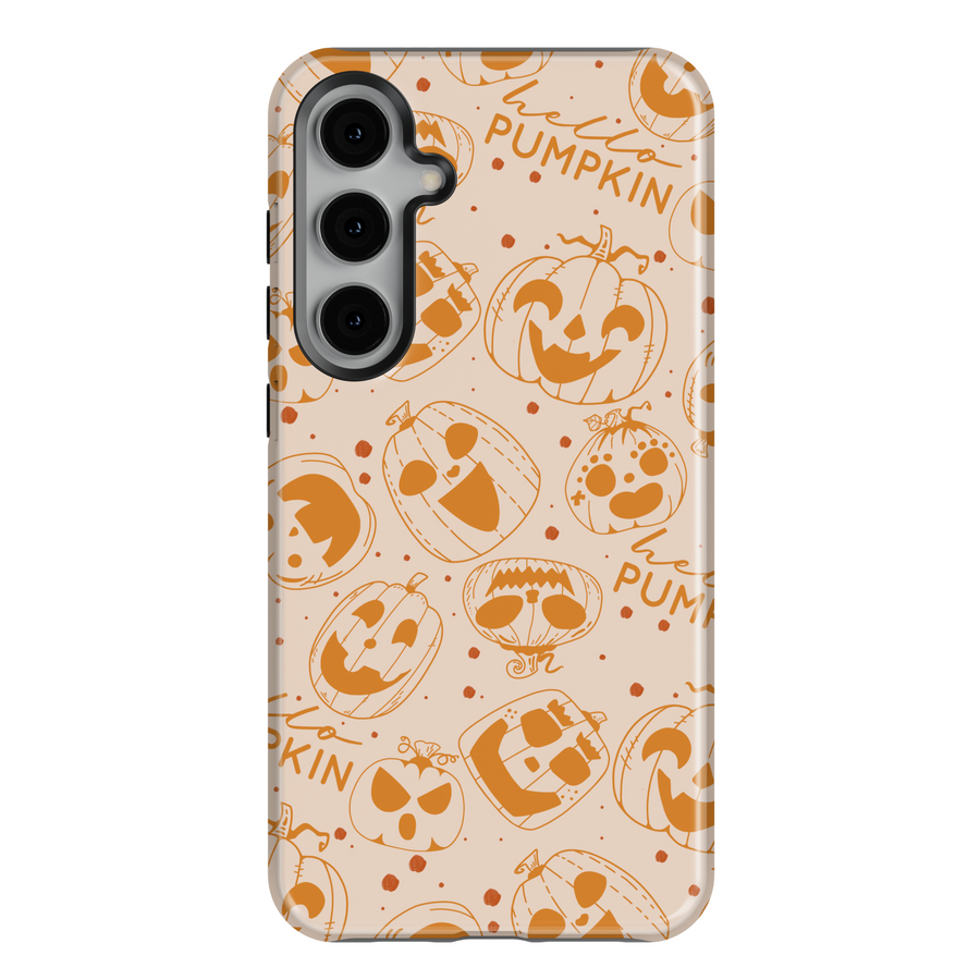 Halloween Pumpkin Phone Case | Cute Fall Galaxy & iPhone Cover