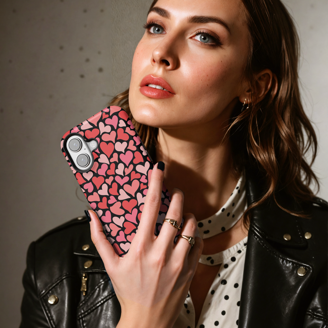Seamless Hearts MagSafe iPhone Case, Seamless Hearts iPhone 16 Case, Seamless Hearts iPhone 15 Cover, Seamless Hearts Tough iPhone Case, Cute Slim Seamless Hearts Phone Case for Women, Preppy Seamless Hearts iPhone Case, Trendy iPhone 16 Seamless Hearts Case, Protective Seamless Floral iPhone Case, Slim Preppy iPhone 16 Seamless Floral Cover, Trendy Seamless Floral Phone Case for Women.