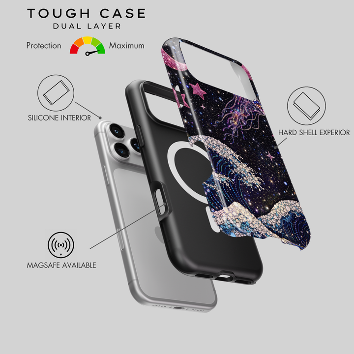 Funda iPhone Clear Glitter - Stardust 