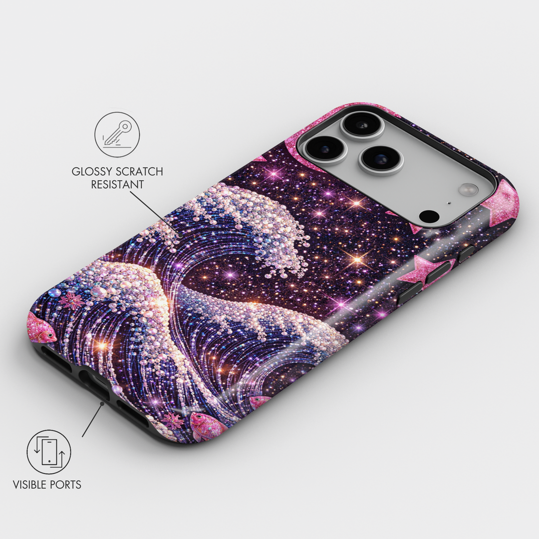 Funda iPhone Clear Glitter - Stardust 