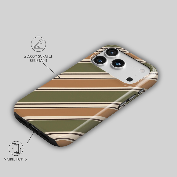 Olive Heritage Stripe