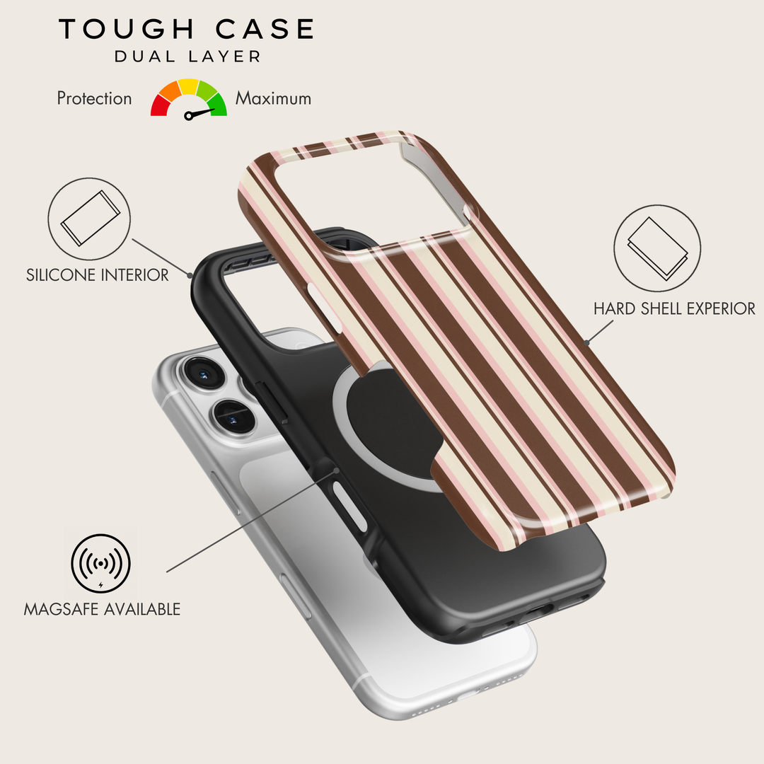 Cocoa Blush Stripe