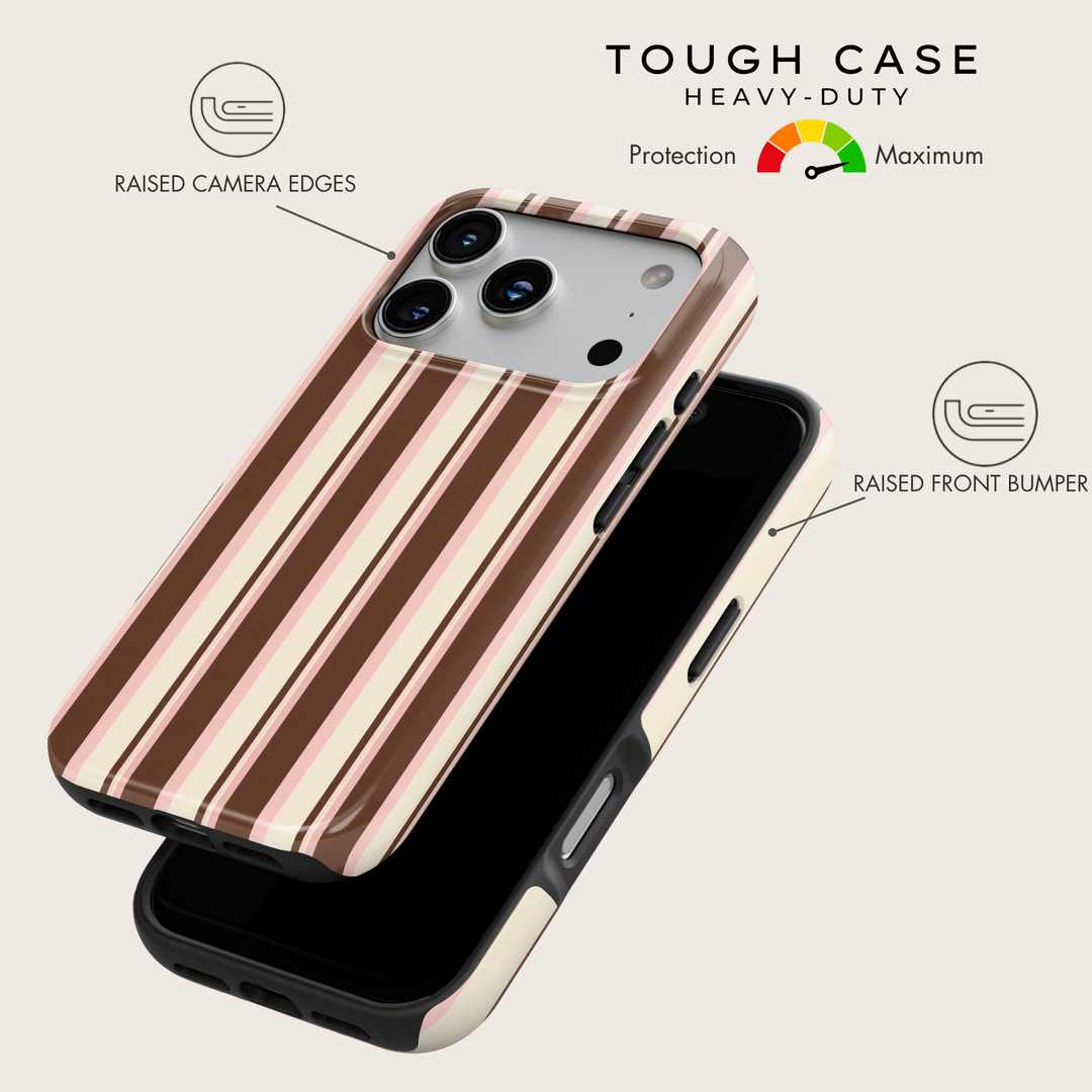 Cocoa Blush Stripe