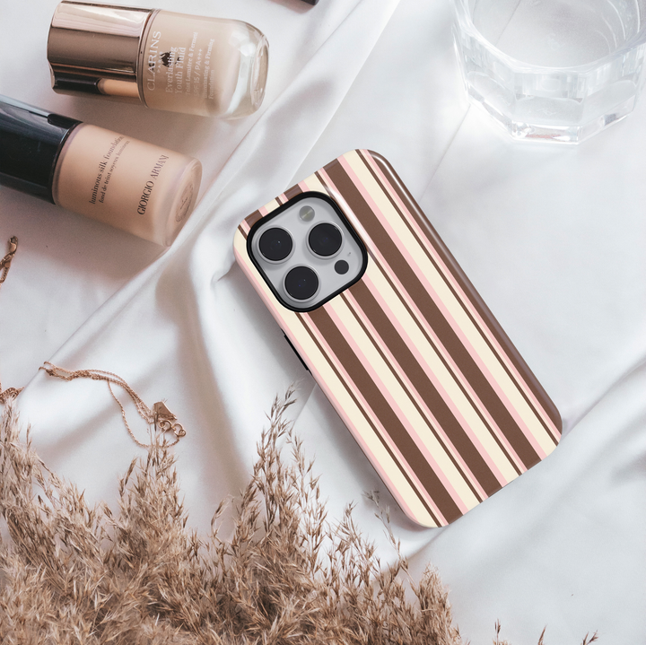 Cocoa Blush Stripe