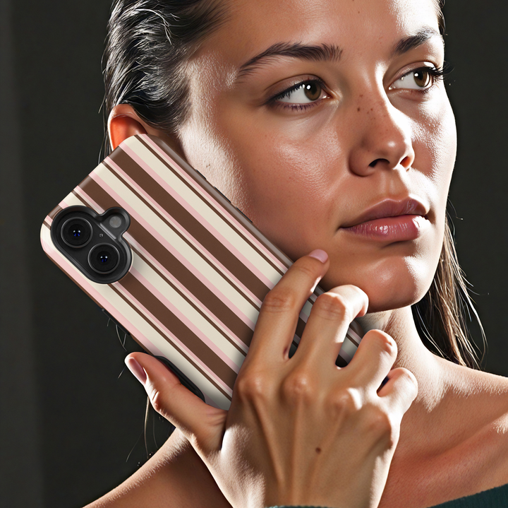 Cocoa Blush Stripe