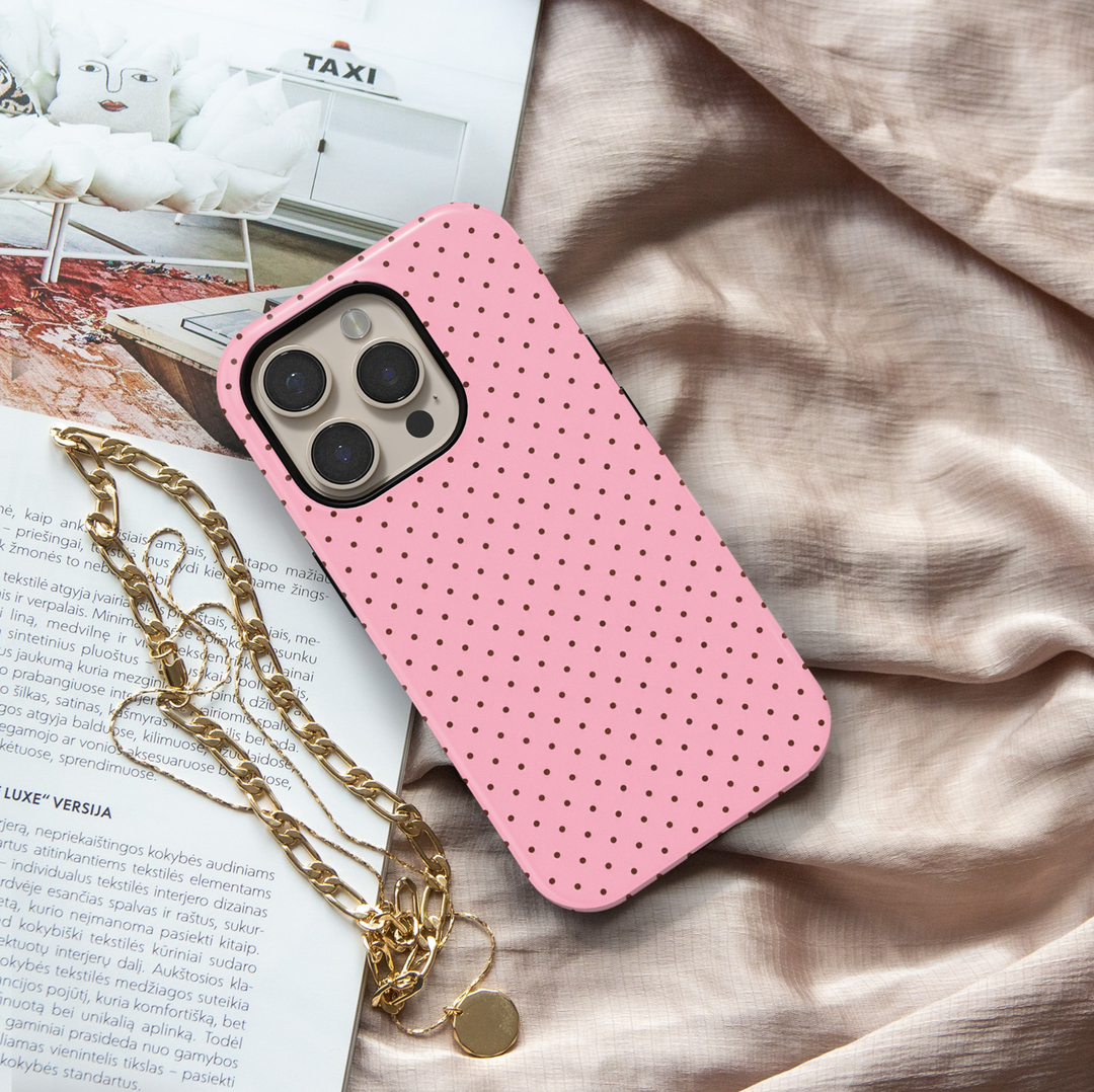 Pink Espresso Dots