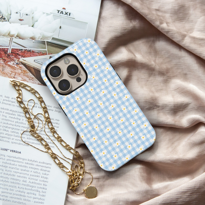 Daisy Blue Gingham