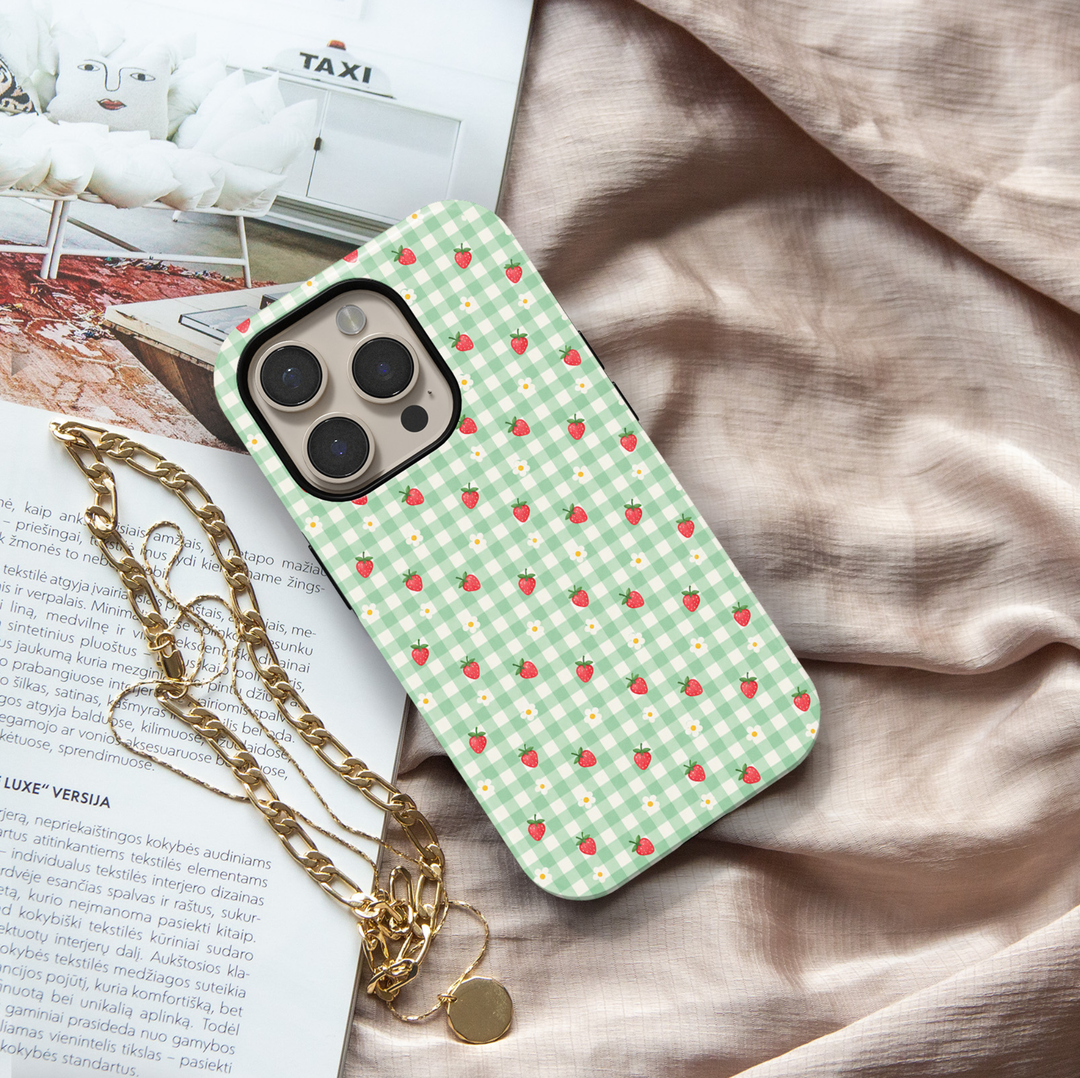 Strawberry Meadow Gingham