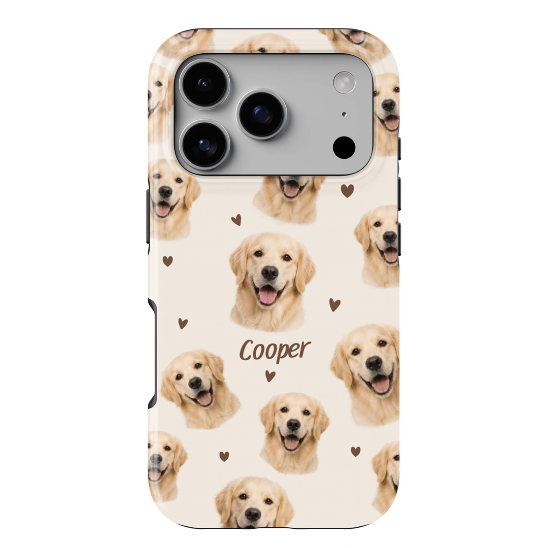 Custom Pet Photo iPhone personalized pet photo case — hero view